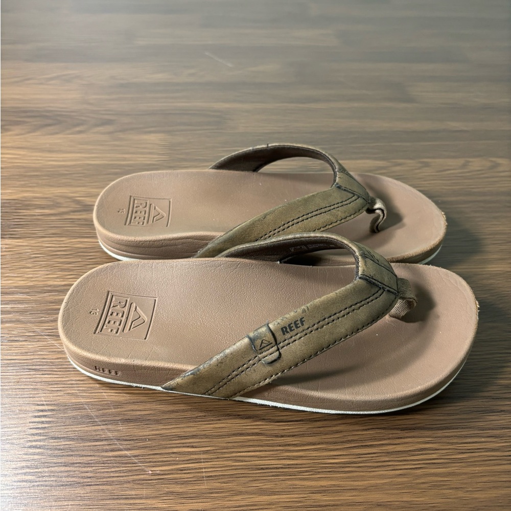 Reef Kids‎ Cushion Phantom Flip Flop Sandals Brown Size 13
